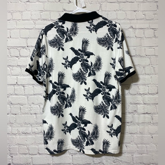 EXPRESS men’s floral polo shirt - Picture 2 of 6